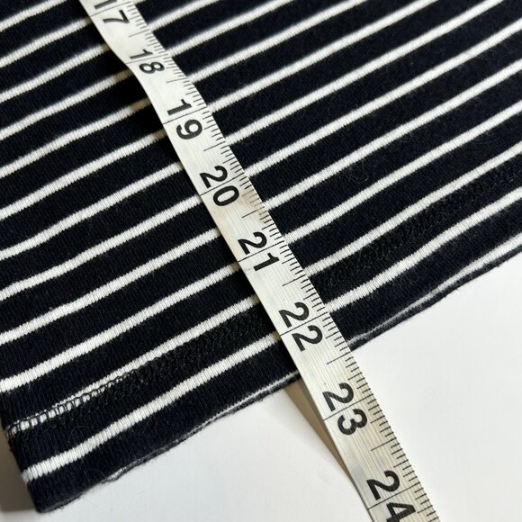 KIKIT Maurice Sasson  Women's Black and White Striped Large Top - Picture 6 of 7